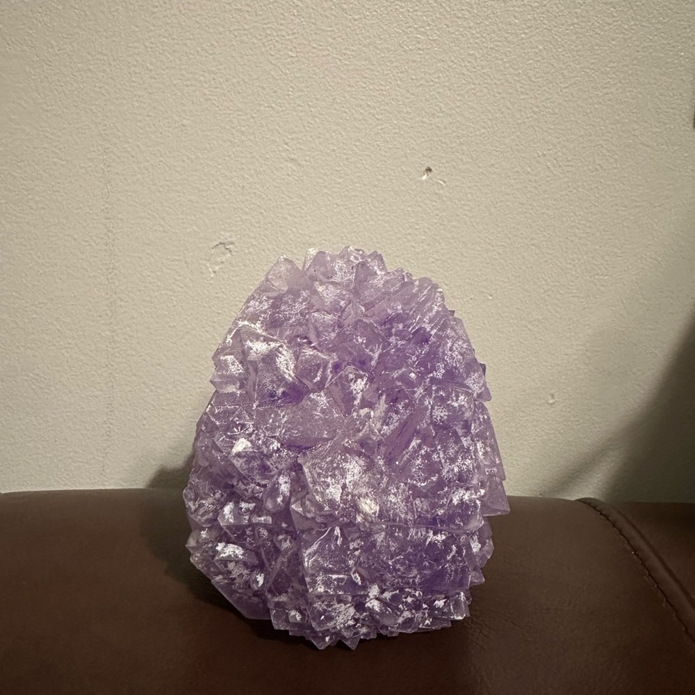 Purple Crystal Decorative Piece